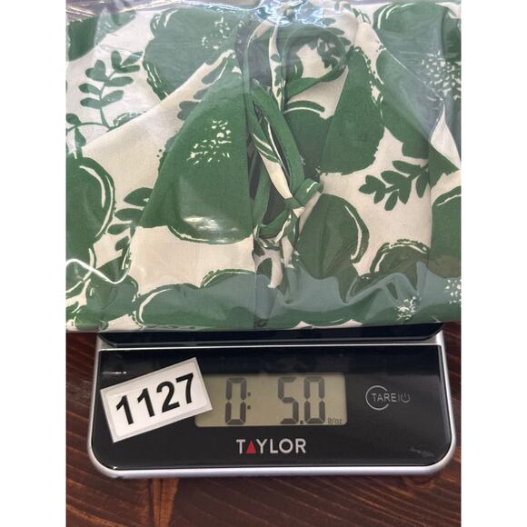 Donna Morgan Babydoll Maxi Dress 6 Green Floral Designer Summer Luxury Resort - Picture 13 of 13